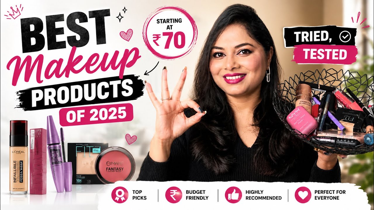 BEST Makeup Products of 2025 starting ₹70 | Tried, Tested | Full Face Favorites Worth the Hype