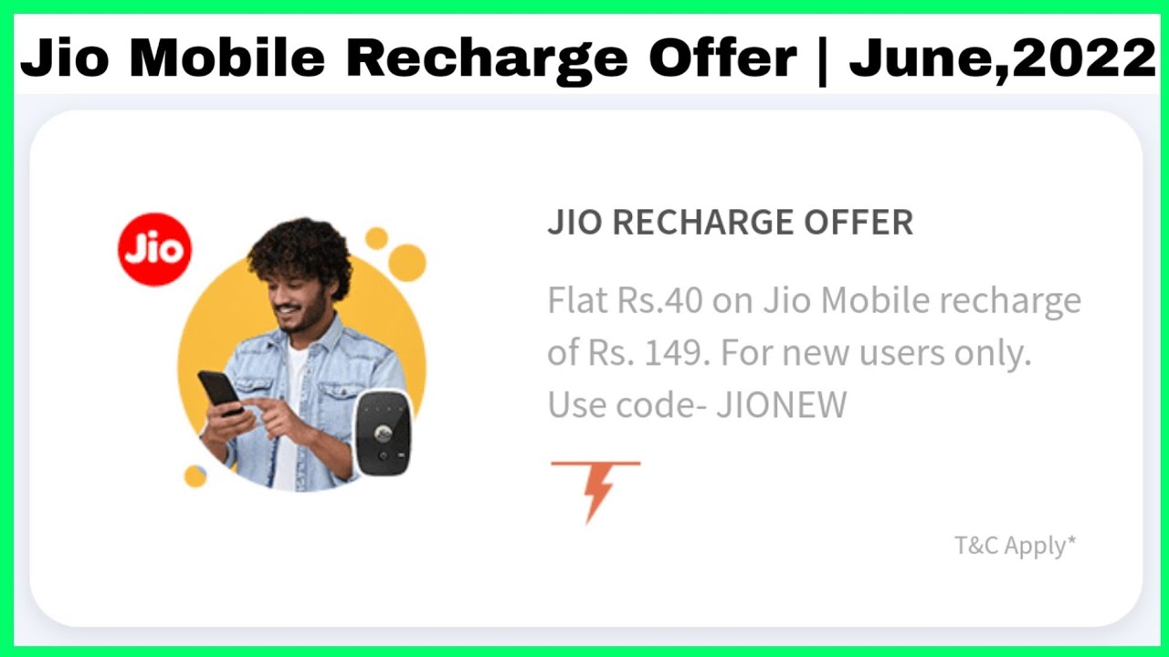 FreeCharge Jio Mobile Recharge Offer | June,2022 | Get Flat ₹40/- Cash Back | FreeCharge Offer Today