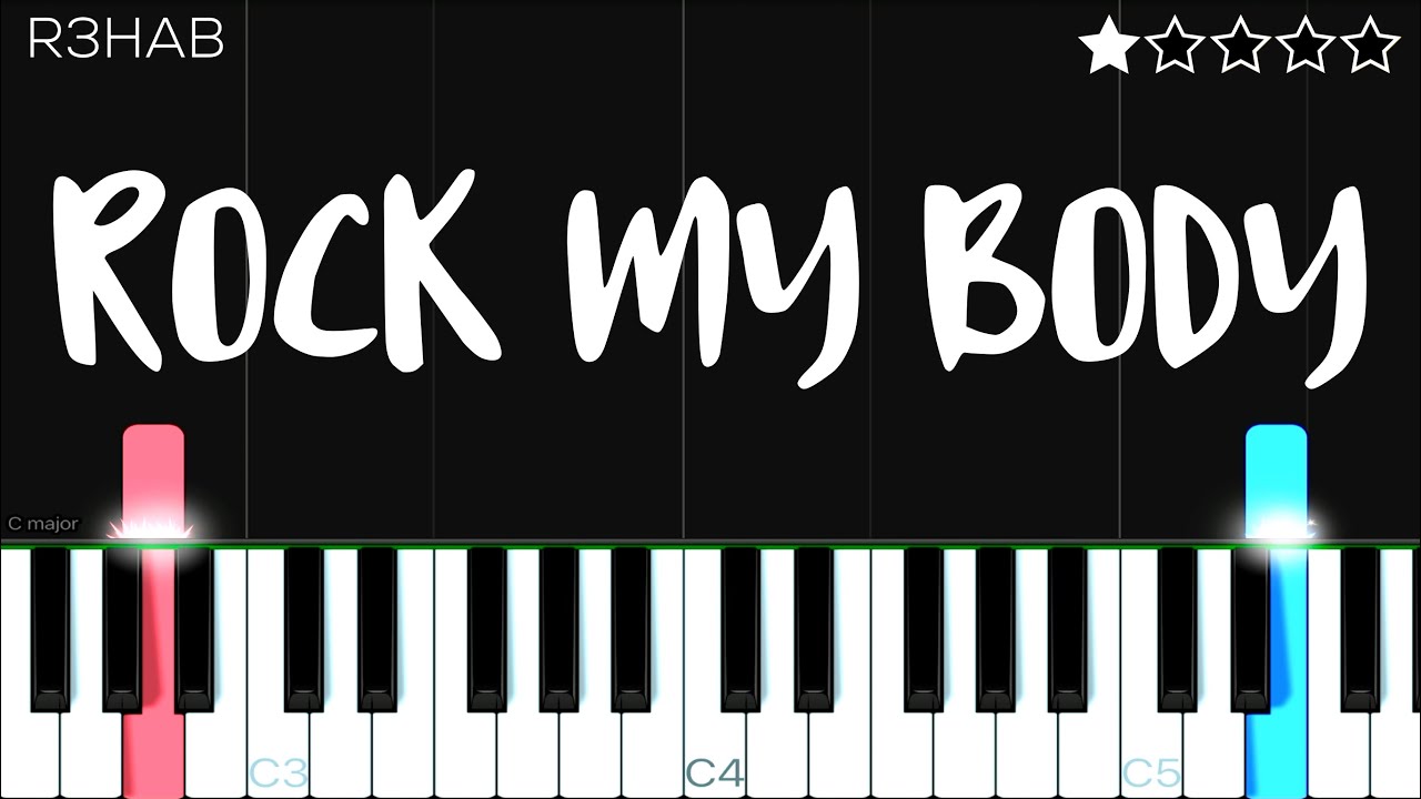 R3HAB, INNA, Sash! – Rock My Body | EASY Piano Tutorial