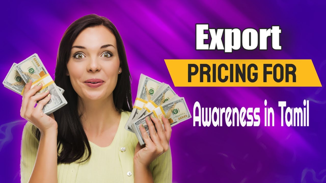 Export Pricing for tips and awareness