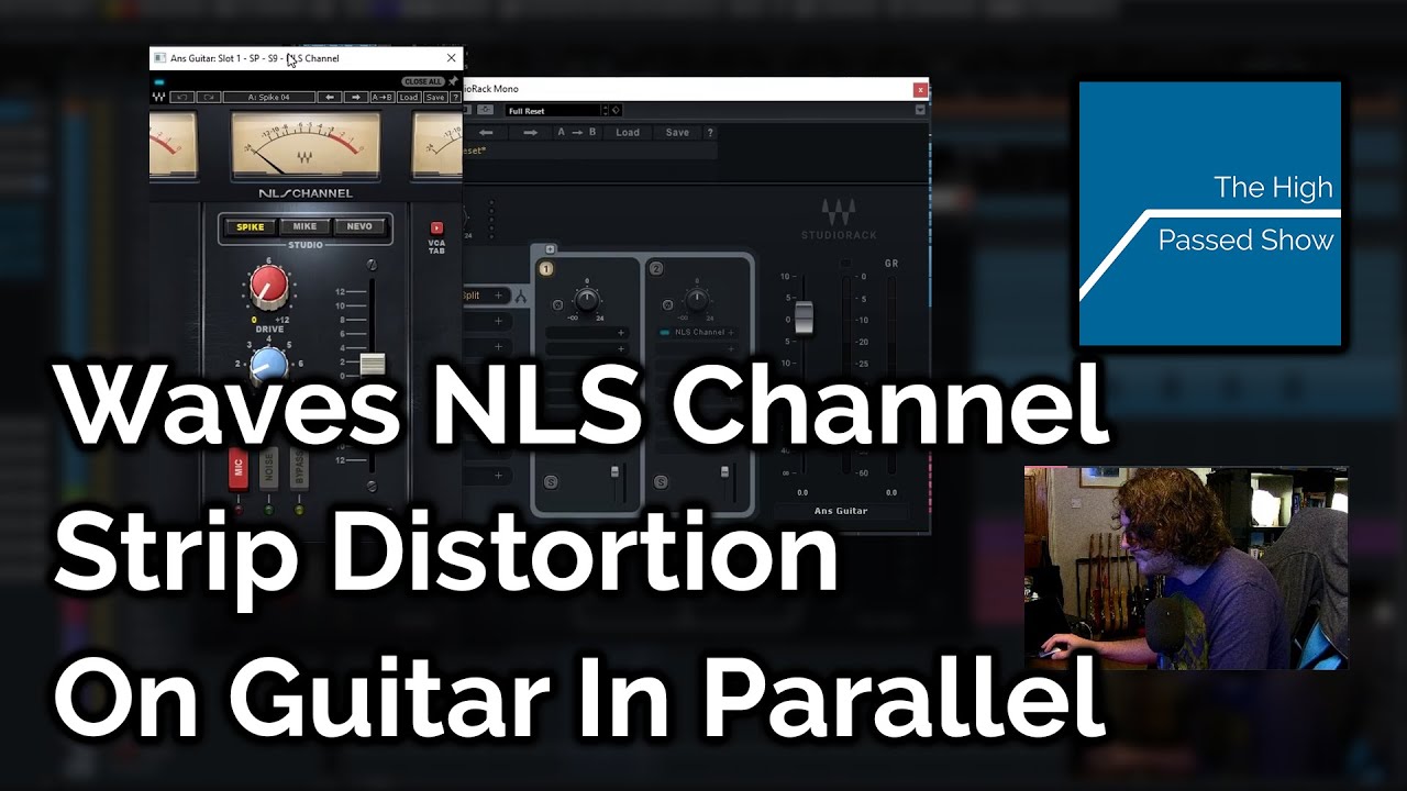 Waves NLS Channel Strip Distortion On Guitar In Parallel