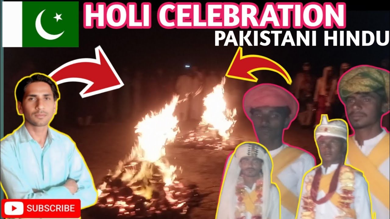 PAKISTANI🇵🇰 HINDU HOLI CELEBRATION VLOG🚩//NANJI VLOG