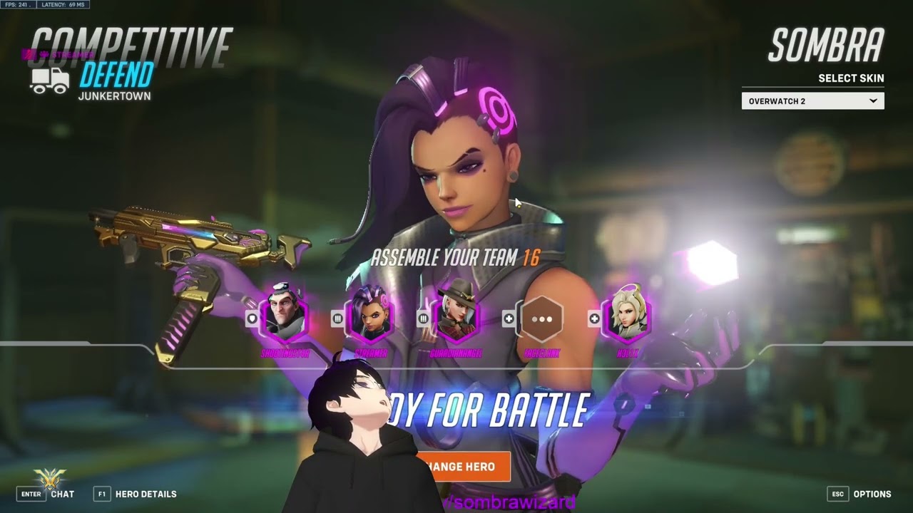1000+ Hours of Sombra! SombraWizard SHOWS HIS INSANE SOMBRA OVERWATCH 2 GAMEPLAY SEASON 11