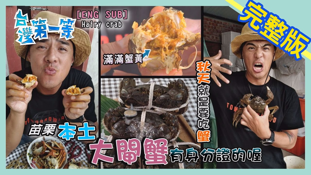 [ENG SUB] 苗栗 Hairy crab【秋蟹正對時  本土大閘蟹 / 蟹黃滿溢  一隻隻吃到停不了嘴 】│2020.11.01│《台灣第一等》完整版