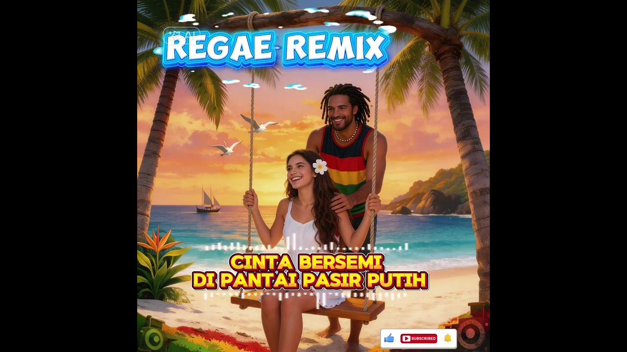 CINTA BERSEMI DI PANTAI PASIR PUTIH Regae remix