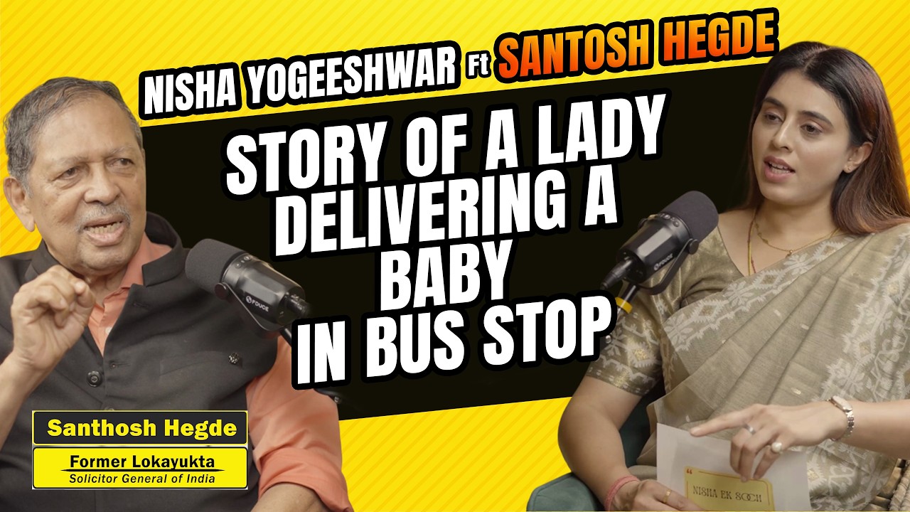 Story Of A Lady Delivering A Baby In Bus Stop |  Nisha Yogeeshwar Ft. Santhosh Hegde