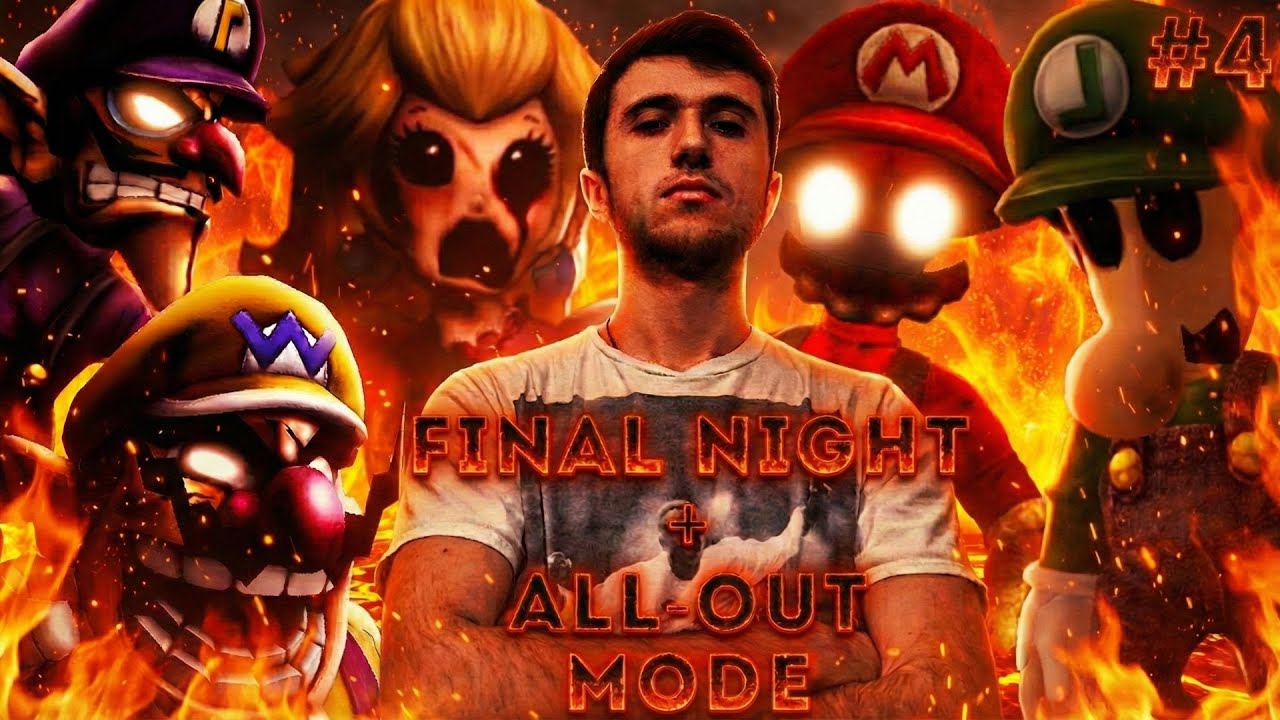 FINAL NIGHT + ALL-OUT MODE ► Five Nights at Wario's Deluxe #4 !