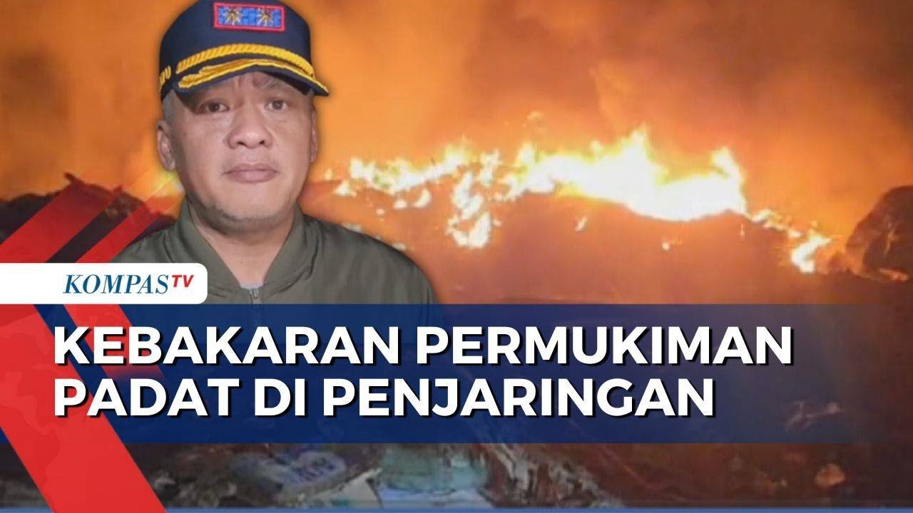 Ngeri! 500 Rumah Semi Permanen Terbakar di Kapuk Muara Penjaringan, 150 Petugas Damkar Dikerahkan