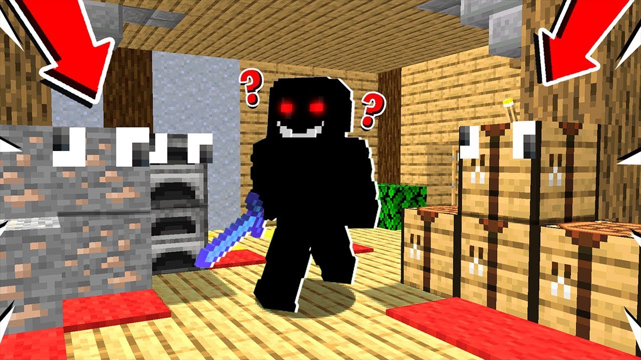HE COULDN'T FIND US IN MINECRAFT HIDE & SEEK...