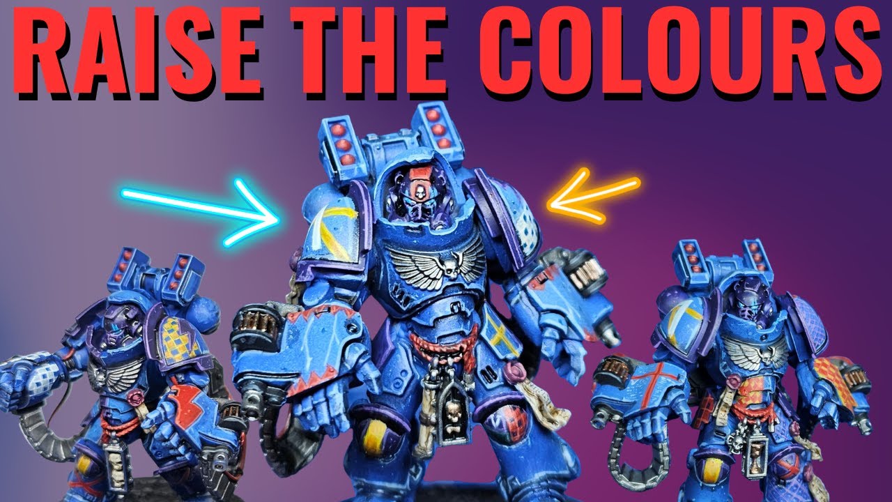 Awesome Freehand Heraldry for your Warhammer models!