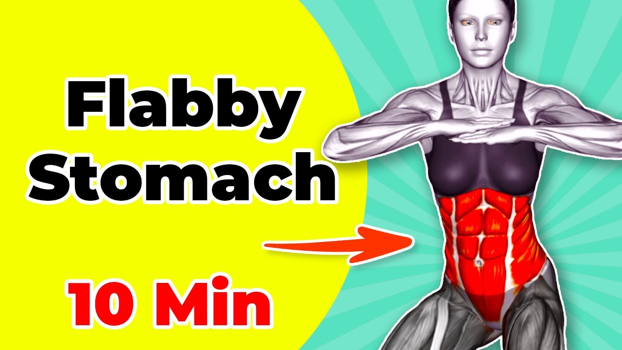 ➜ 10-минутное упражнение «Дряблый живот» стоя