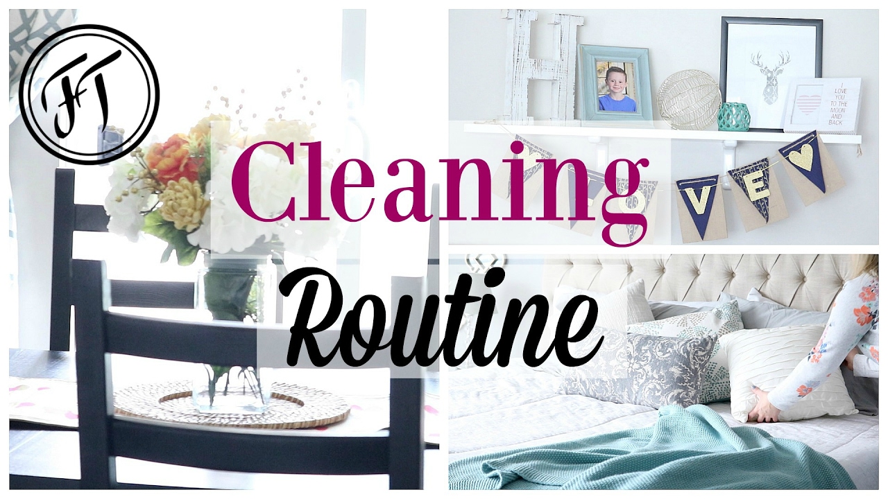 MY MORNING CLEANING ROUTINE 2017| Cleaning After the Weekend