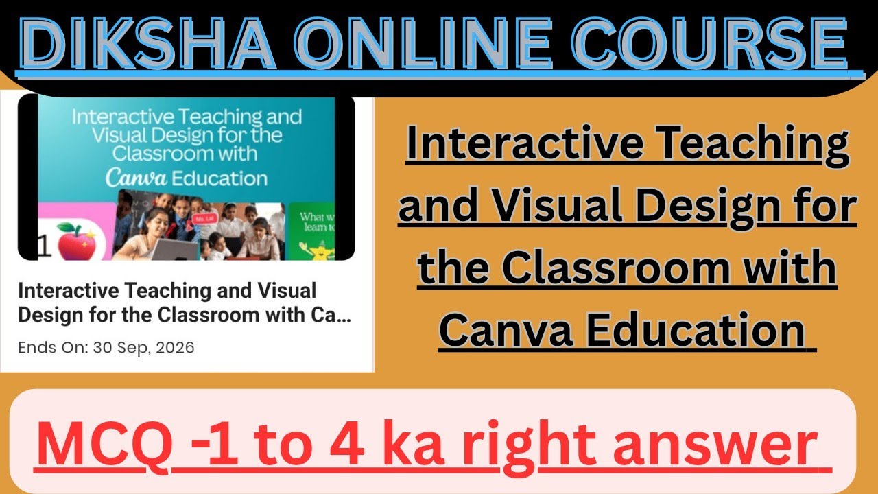 #cpdcourse ||Interactive Teaching and Visual Design for the Classroom with Canva Education course 