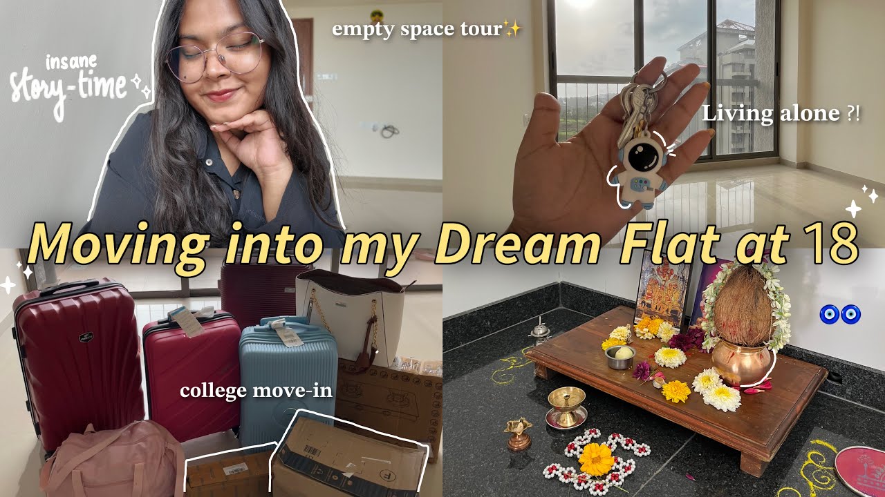 Moving Into My Dream Apartment✨🥹🧿~ Storytime | College move in | Ep: 05