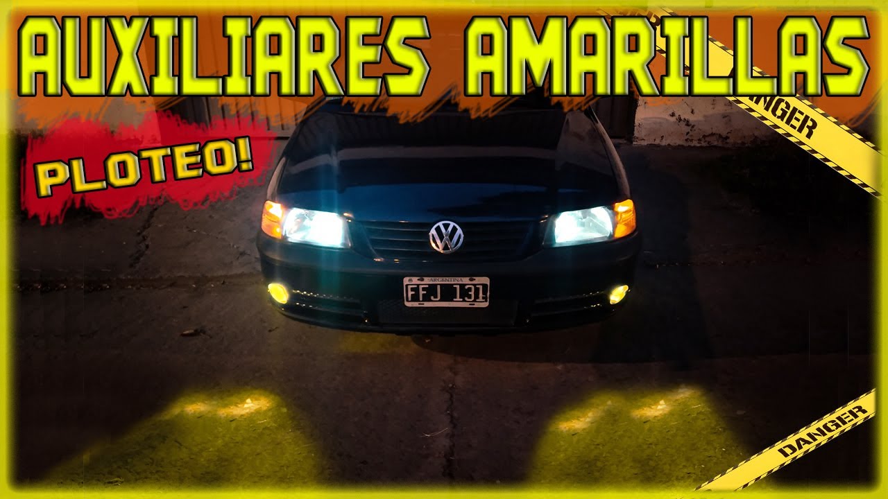 💥 COMO PLOTEAR los faros AUXILIARES | ¡Antinieblas AMARILLAS para el golcete por solo $150! ✨