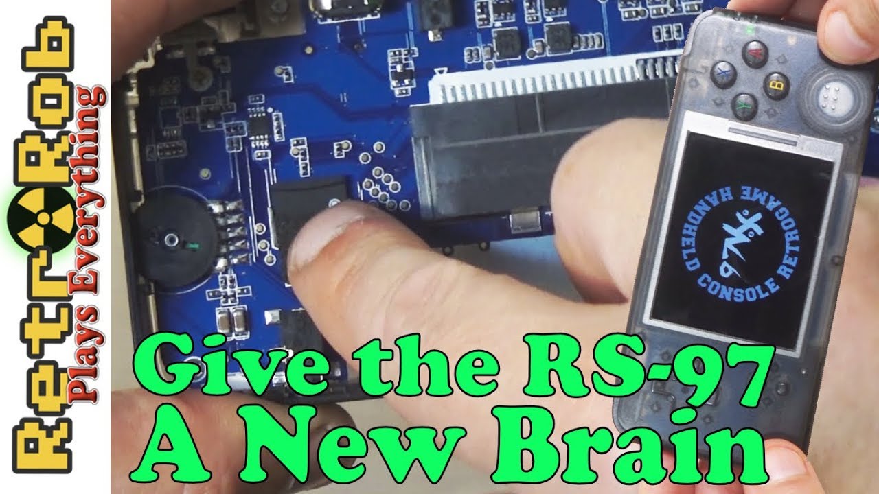 Installing Open  Dingux in the CoolBaby  RetroGame RS- 97 Internal SD