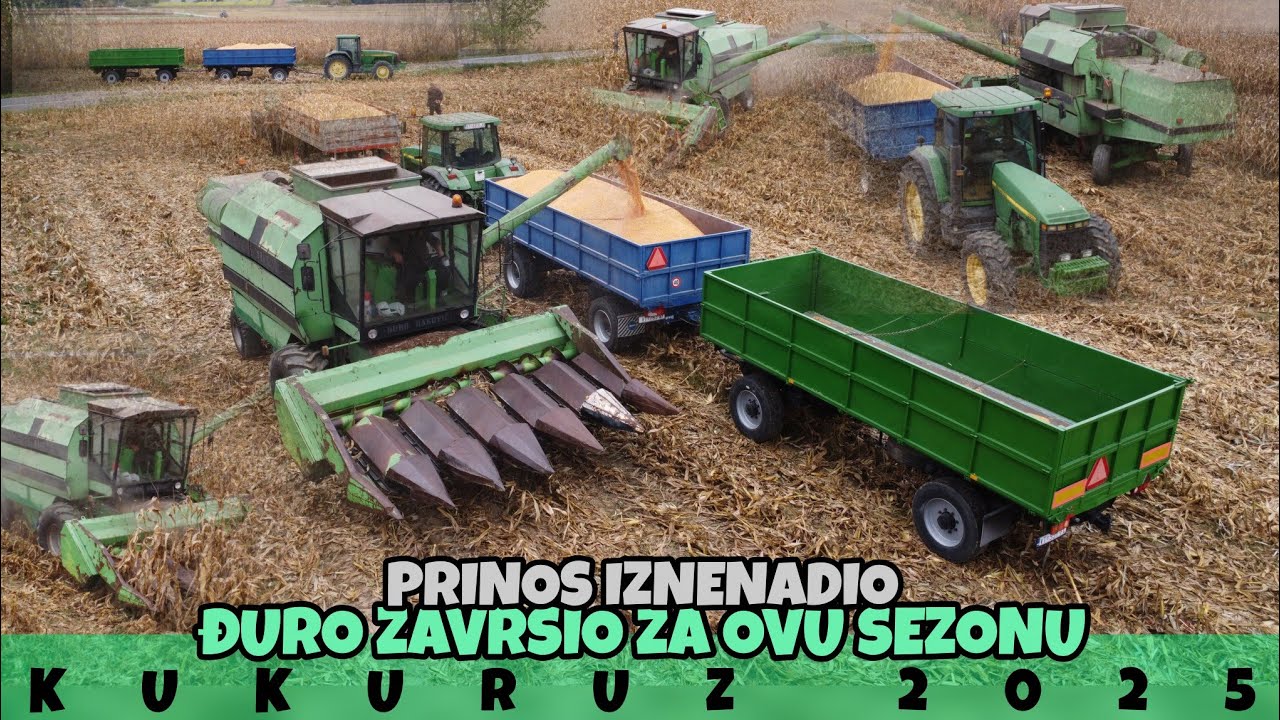 PRINOS IZNENADIO, STARI ĐURO ĐAKOVIC ZAVRSAVA SEZONU, ZADNJI DAN KUKURUZA /AGROVLOG /#134