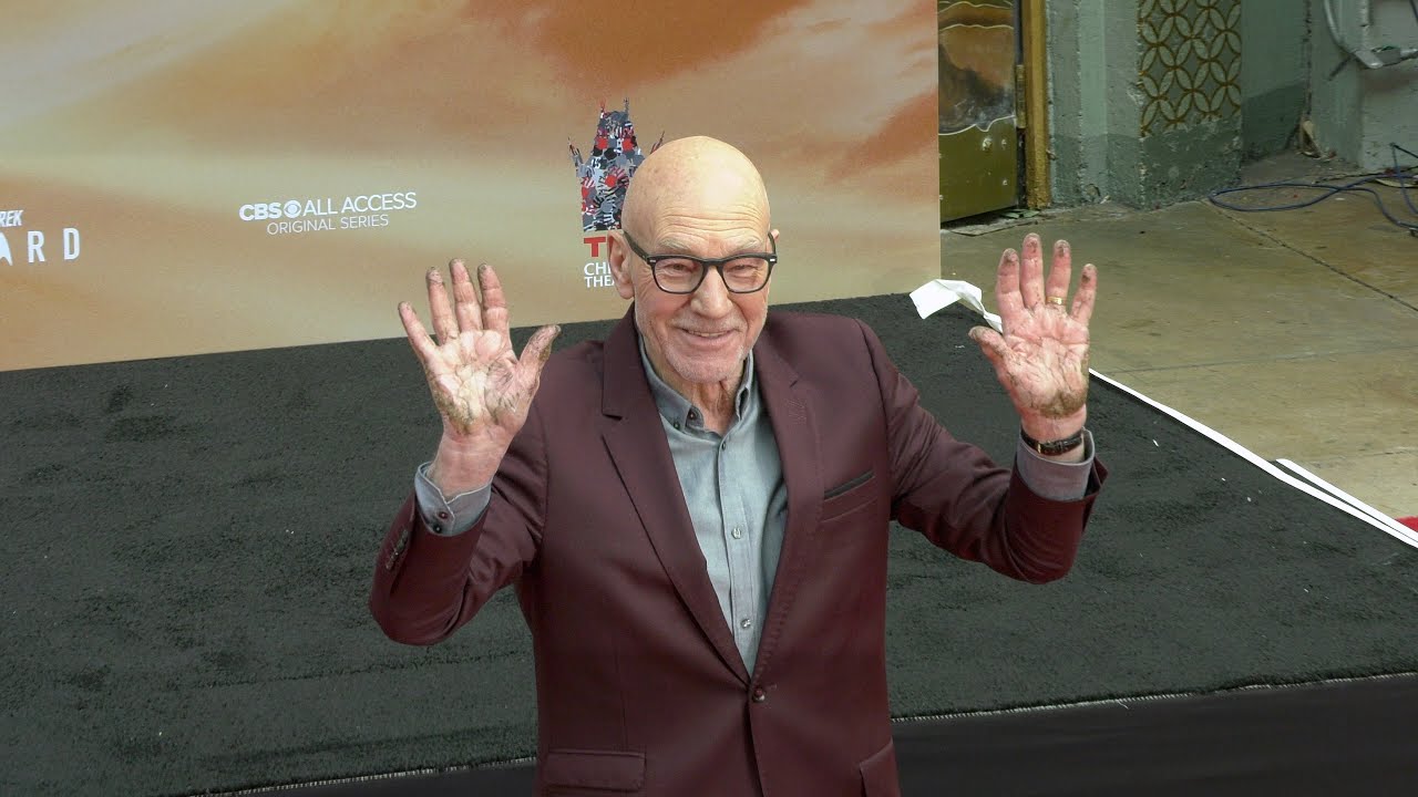 Sir Patrick Stewart Handprint And Footprint Ceremony Full Video