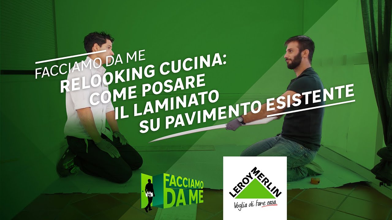 Relooking cucina: posa di un laminato su un pavimento esistente | Leroy Merlin