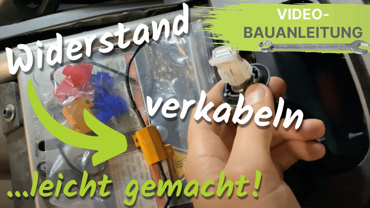 ✅ So easy Widerstand verkabeln für LED-Lampen am Auto 🚙 (...gewusst wie!)