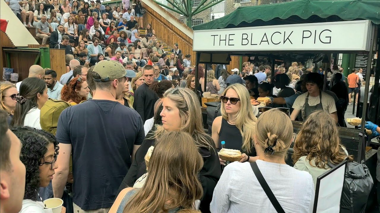 🇬🇧 LONDON STREET FOOD, BOROUGH MARKET: TASTING MOUTHWATERING STREET FOOD IN THE MOST POPULAR MARKET