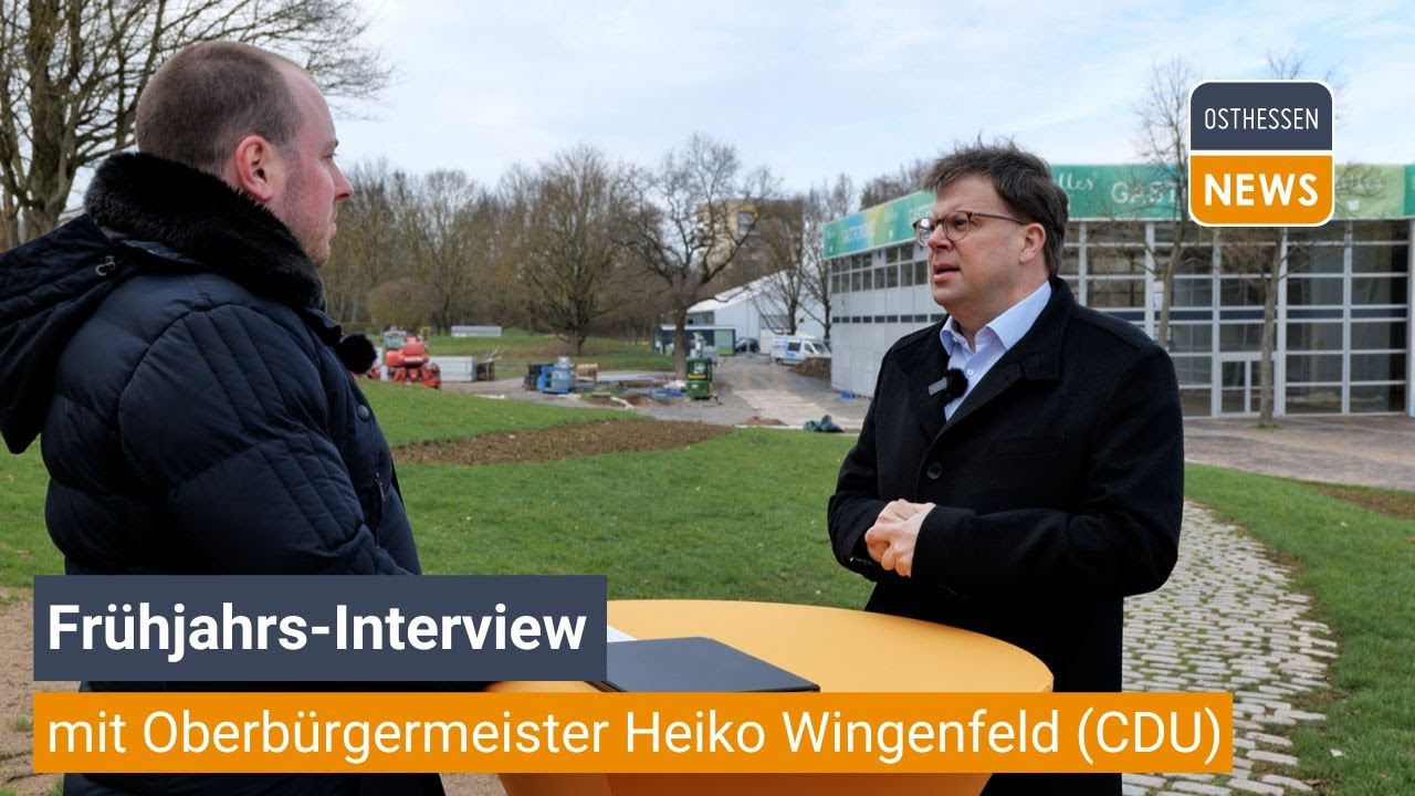 FULDA: Oberbürgermeister Wingenfeld (CDU) im Fruhjahrs-Interview