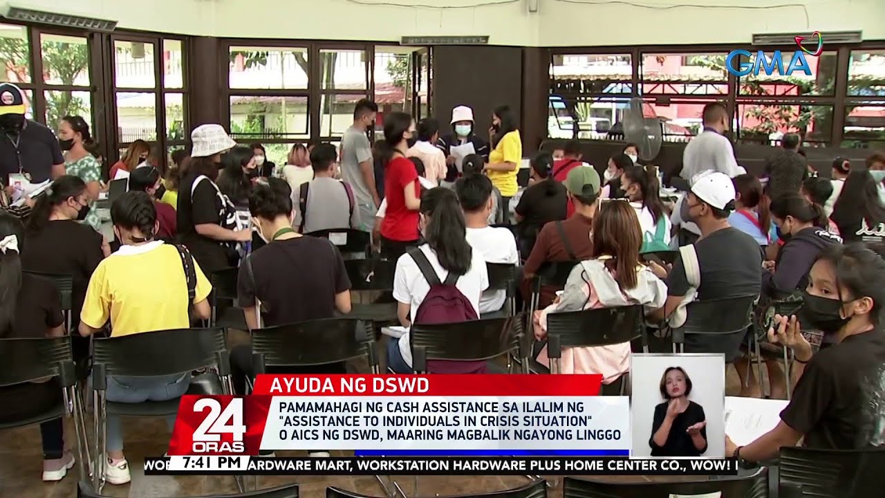 Pamamahagi ng cash assistance sa ilalim ng 