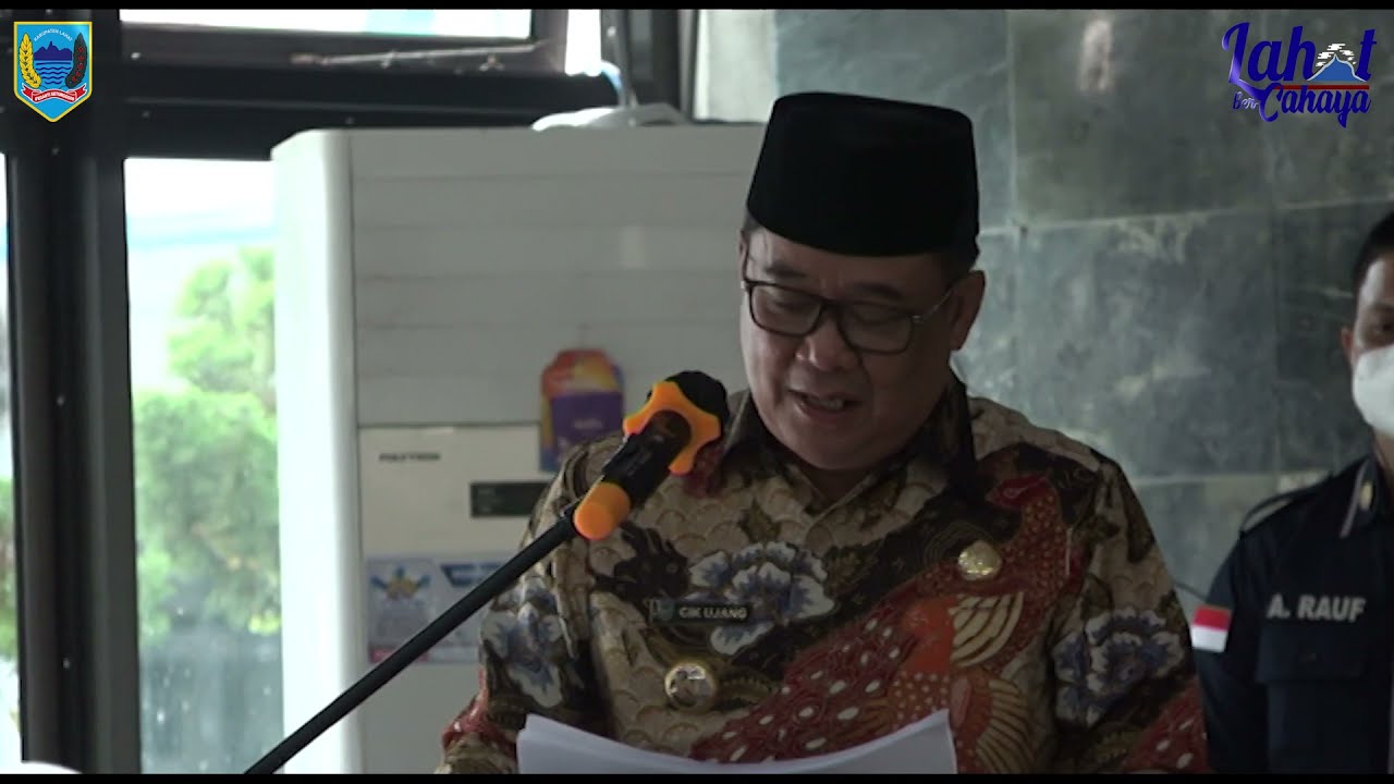 Pembukaan Bimbingan Teknis Penilaian Maturitas Penyelenggaraan SPIP Tahun 2021 Oleh Bupati Lahat