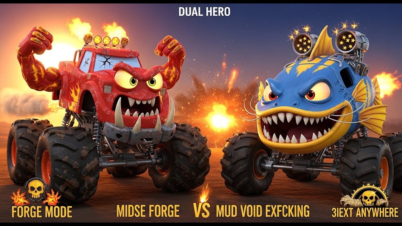 🦈 CATFISH CAR STARS! Crusher vs MUD VOID!
