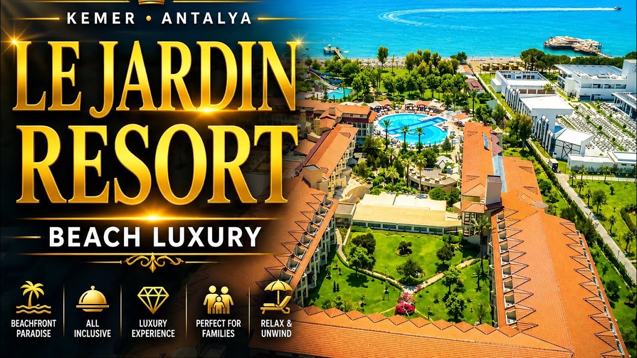 Le Jardin Resort Queens Park Hotels Kemer Antalya #всевключено #роскошныйкурорт #пляж #реклама