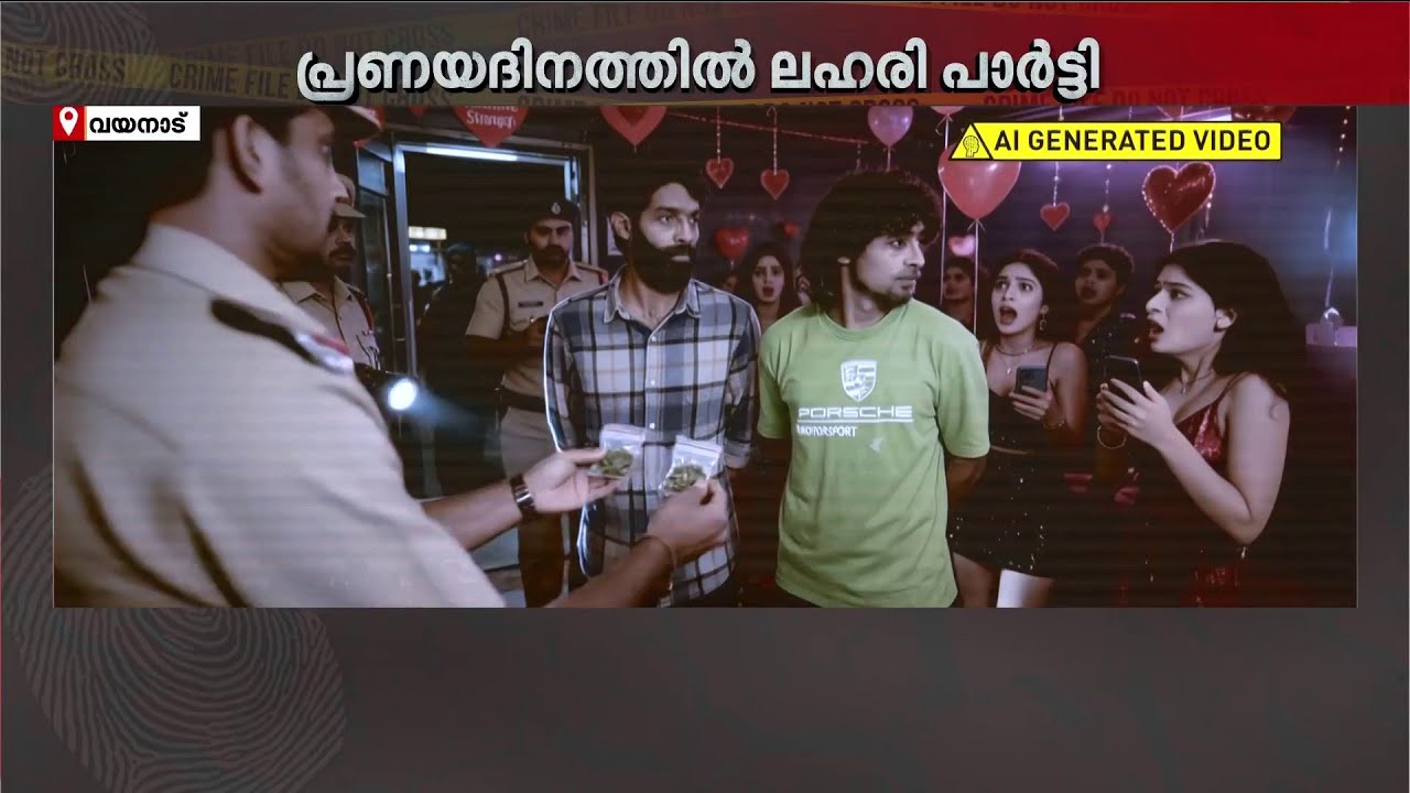 വാലന്റൈൻസ് ഡേ 'സ്ട്രേഞ്ചേഴ്സ് പാർട്ടി'യിൽ മയക്കുമരുന്ന്!! നടപടിയുമായി എക്സൈസ്