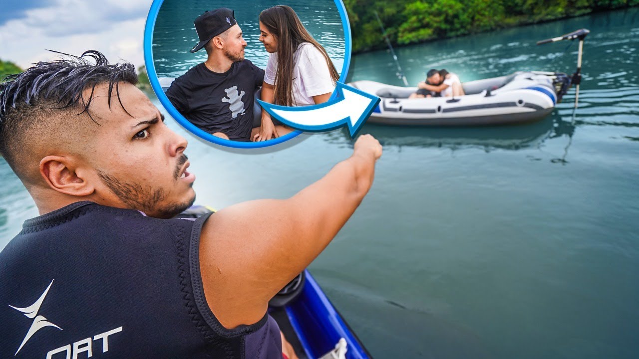 PEGUEI MINHA IRMA COM MEU AMIGO SE BEIJANDO NO LAGO