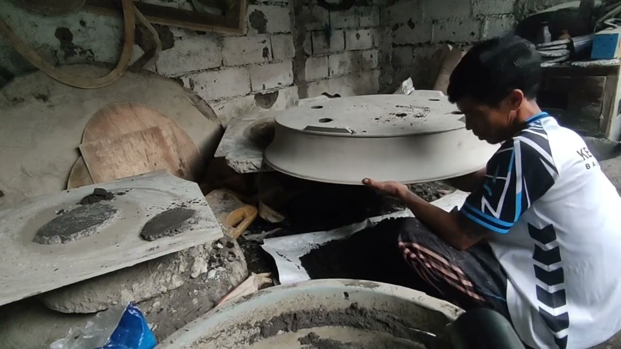 Cara mudah membalikkan pot besar... Ukuran l 65cm x l 95cm x t 20cm