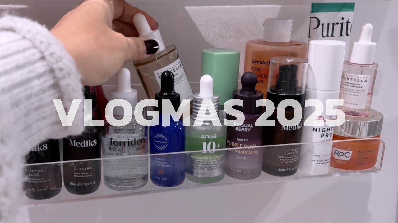 VLOGMAS 2025 &mdash; корейский разговор об уходе за кожей, уходе за собаками и повседневной жизни (3) ❄...