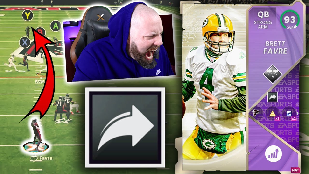 THIS ABILITY IS A GLITCH! BRETT FAVRE TAKES THE FIELD! [MADDEN 21 GAMEPLAY]