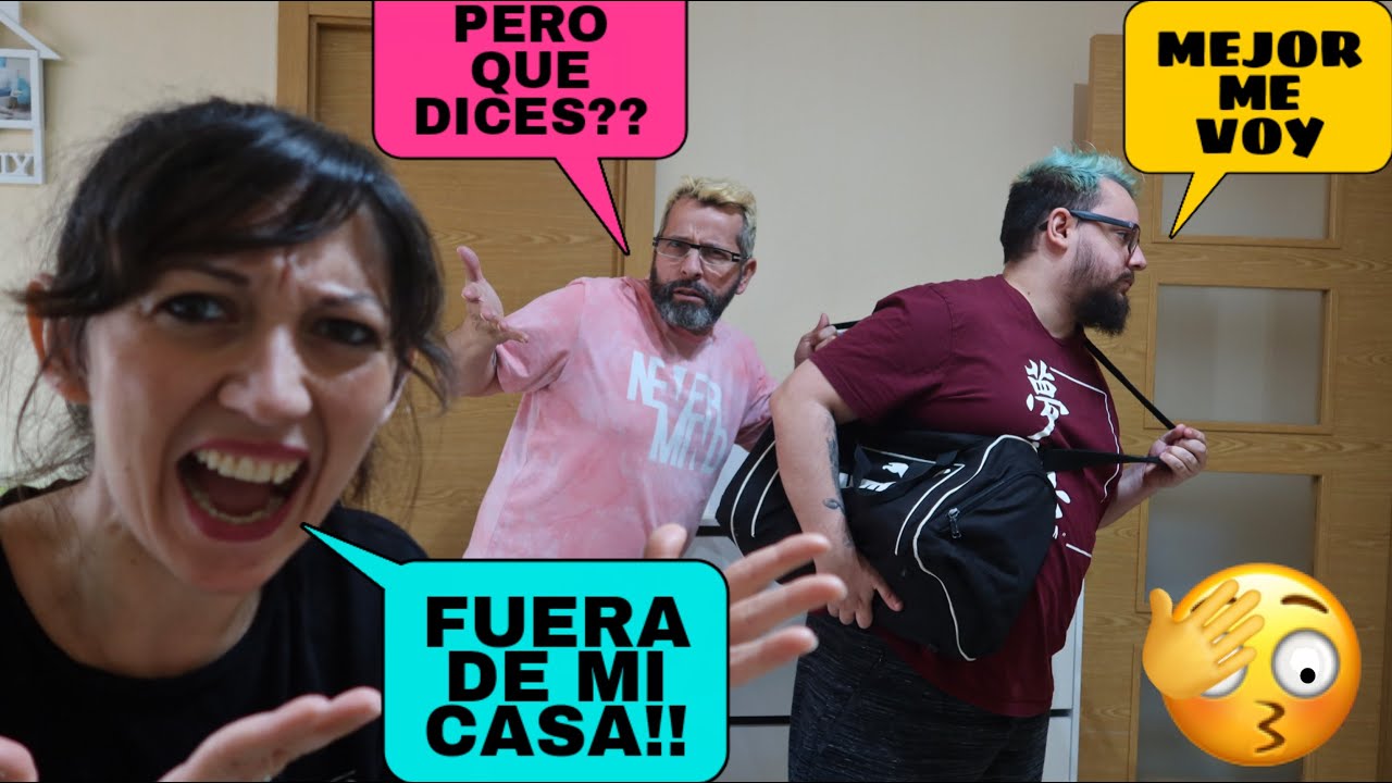 REACCIÓN DE JUANJO CUANDO FATIMA ECHA A SU HIJO DE CASA. BROMA PESADA A JUANJO