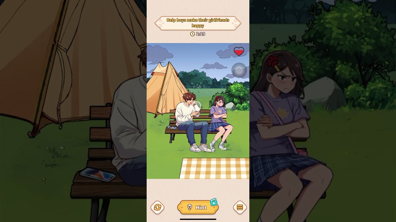 Brain Puzzle: Tricky Quest | Level 19 (Soothe Girlfriend) Walkthrough