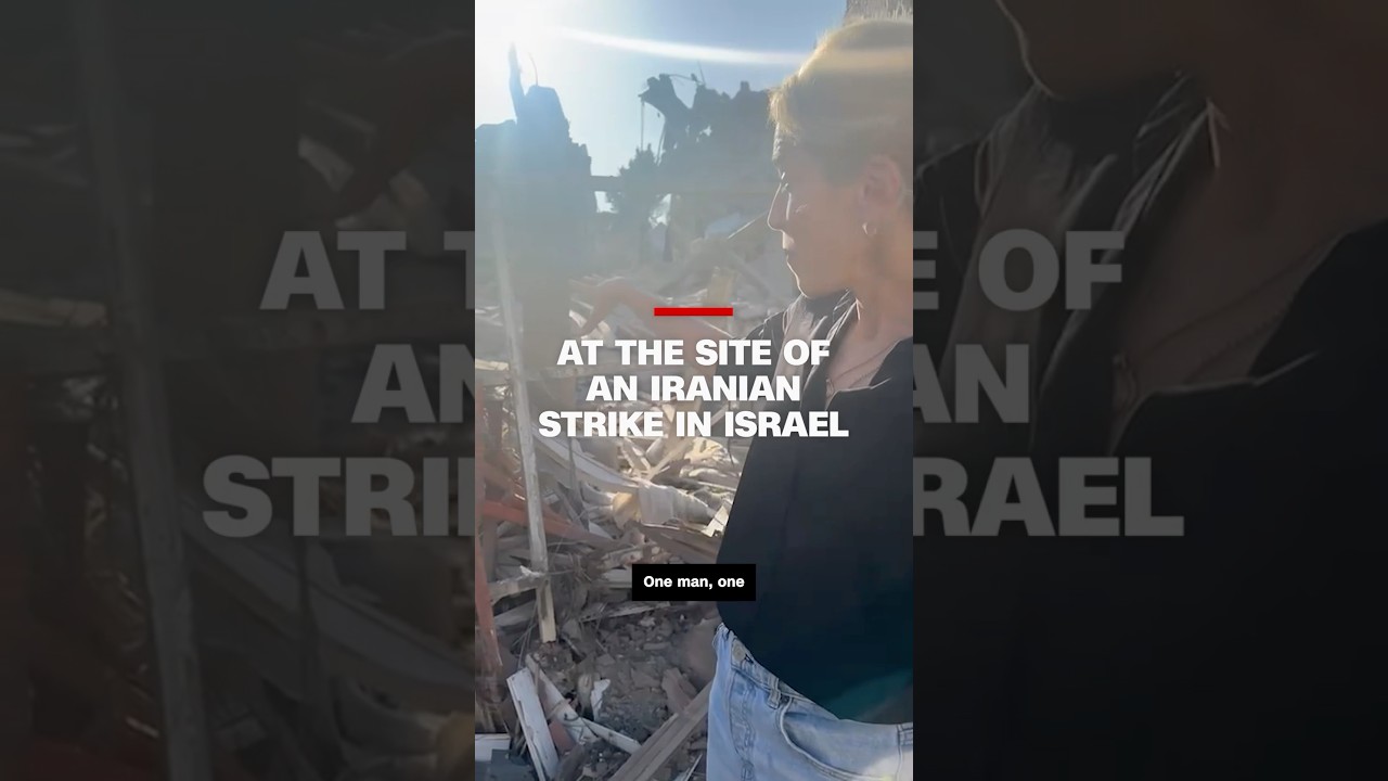 CNN shows aftermath of Iranian strike in Israel