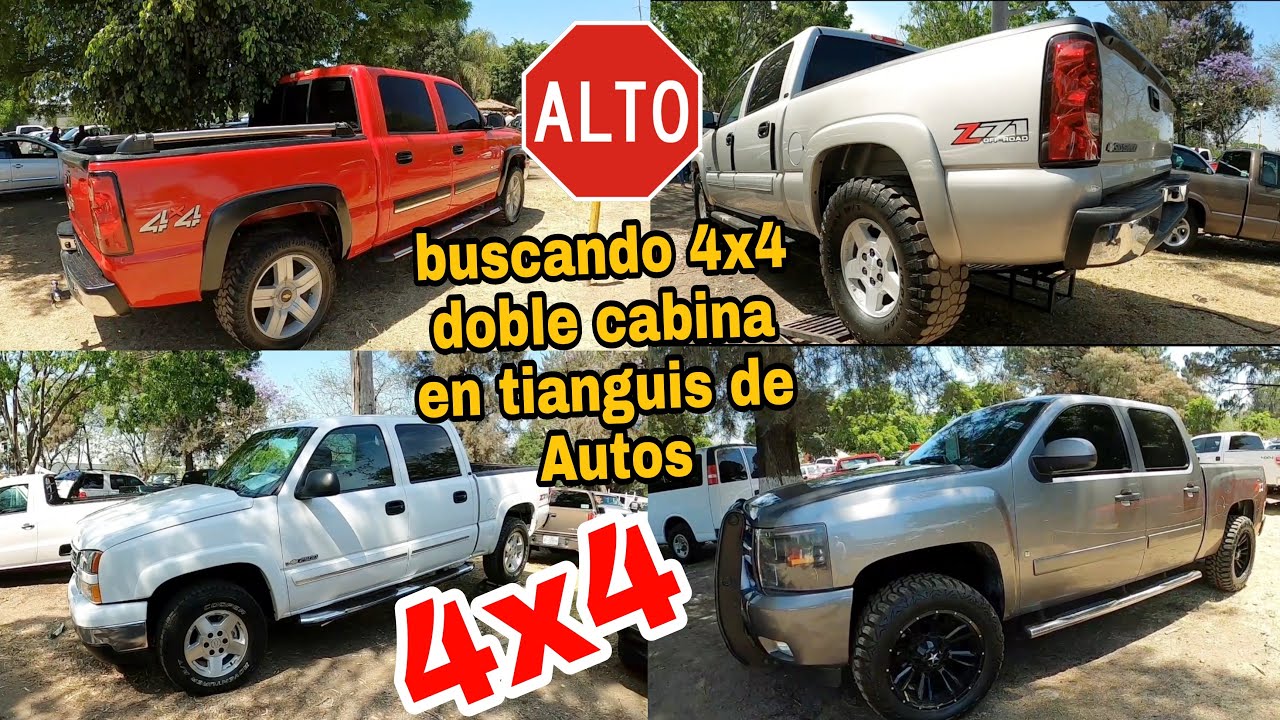 Camionetas en venta 4x4 Doble cabina chevrolet silverado trucks for sale autodinamico autos en venta