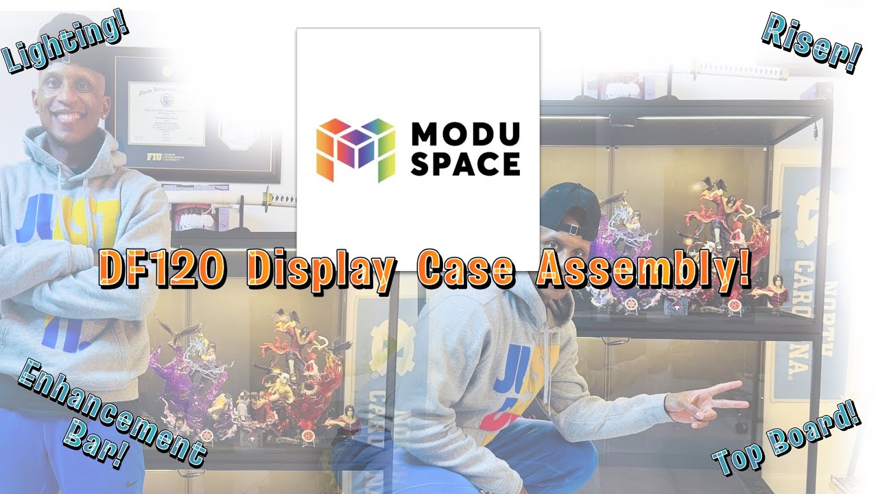 Moduspace DF120 Display Case, Riser, Lighting, & Enhancement Bar Assembly!