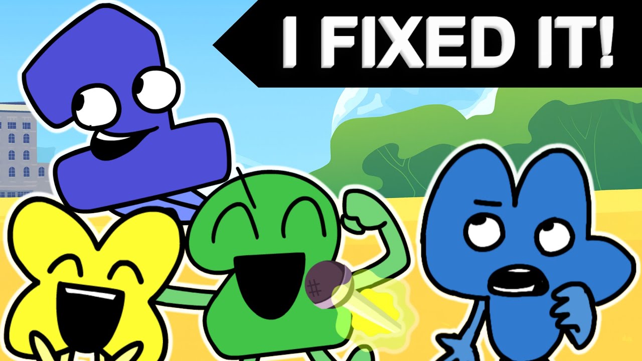 HEY, HOSTS! (Hey, Two!, Hey, Four! & Dotted Line) | BFDI 26 (CHARACTER MIX UPDATE) | MOD GAMEPLAY