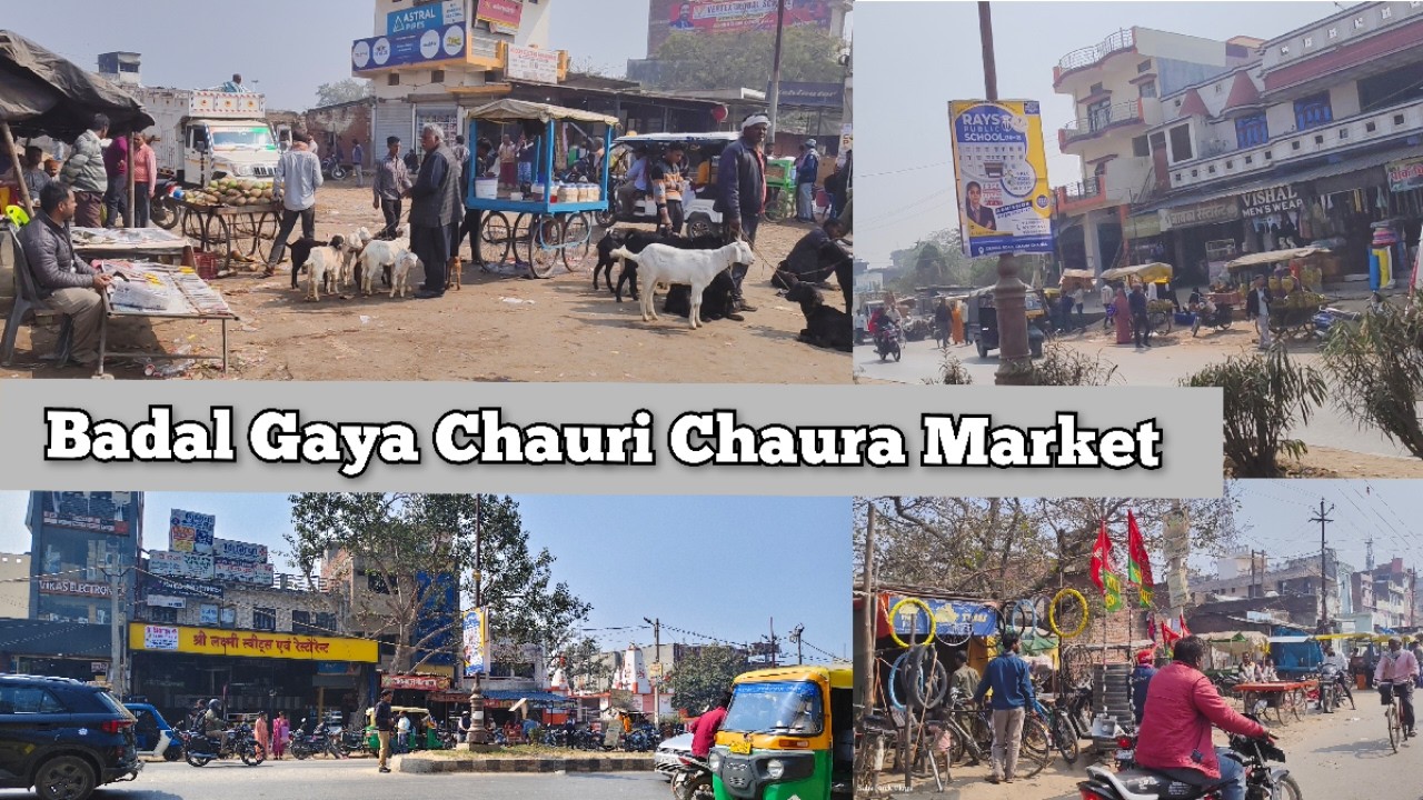 Chauri Chaura City Market Mein Kya Hai Naya/Dukaano Se Traffic Tak Puri Jankari