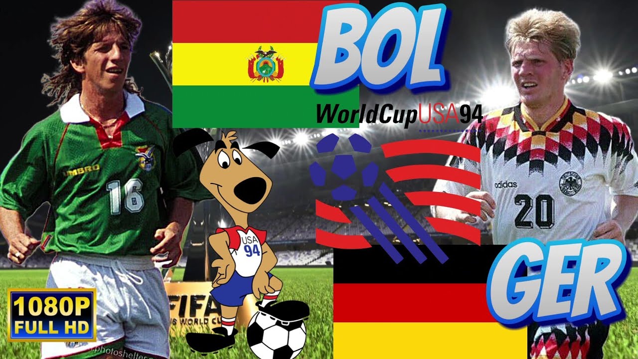 GERMANY vs BOLIVIA 1-0 /WORLD CUP USA 1994 / Full HD 1080p