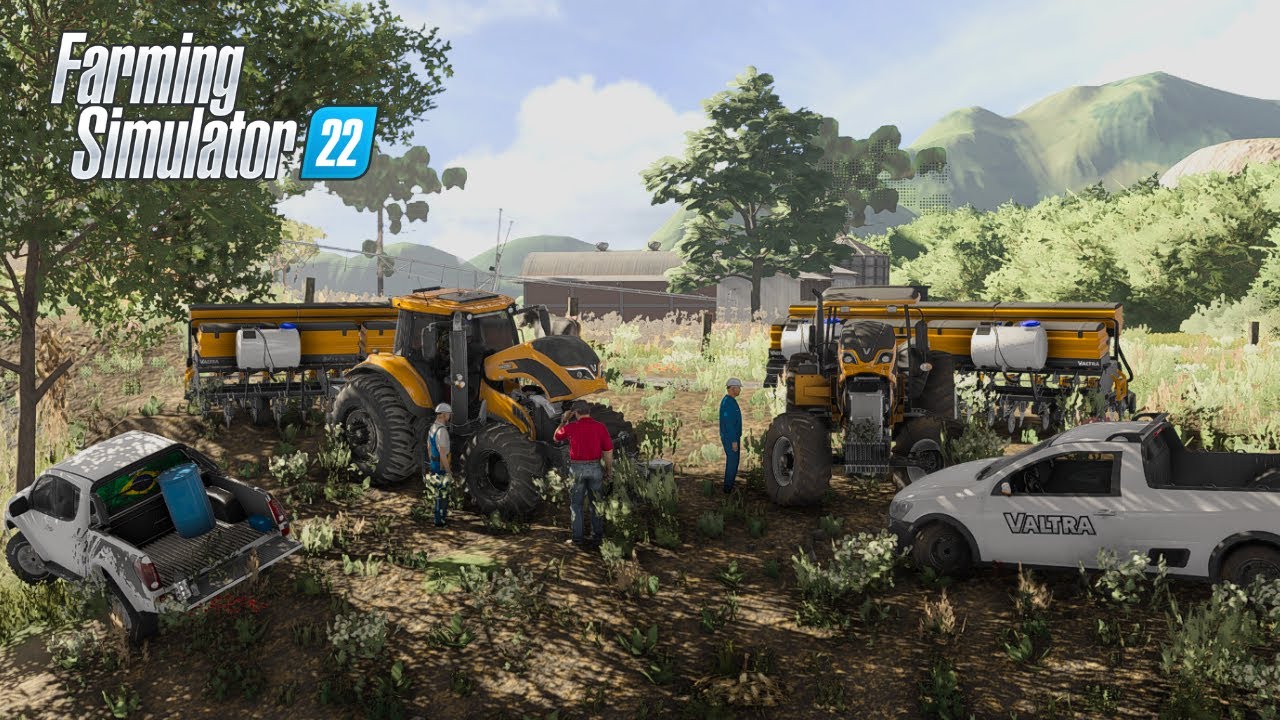 COME&Ccedil;AMOS O PLANTIO E FARMING SIMULATOR 22 🚜🌽🍃🍂