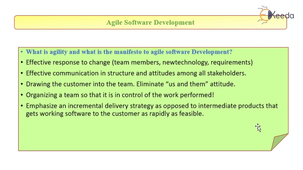 Agile Software Development