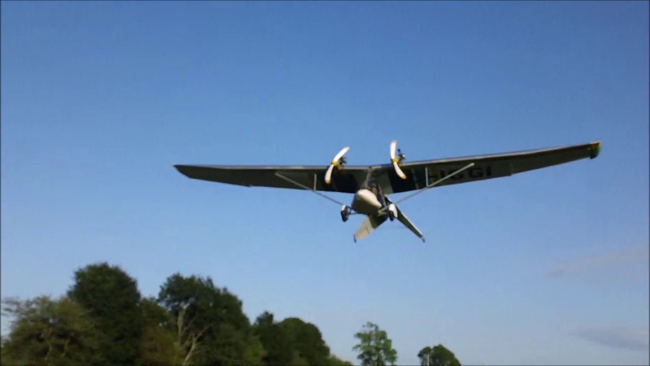 Lazair Ultralight with Modified Honda 6.5 HP GX 200 Engines
