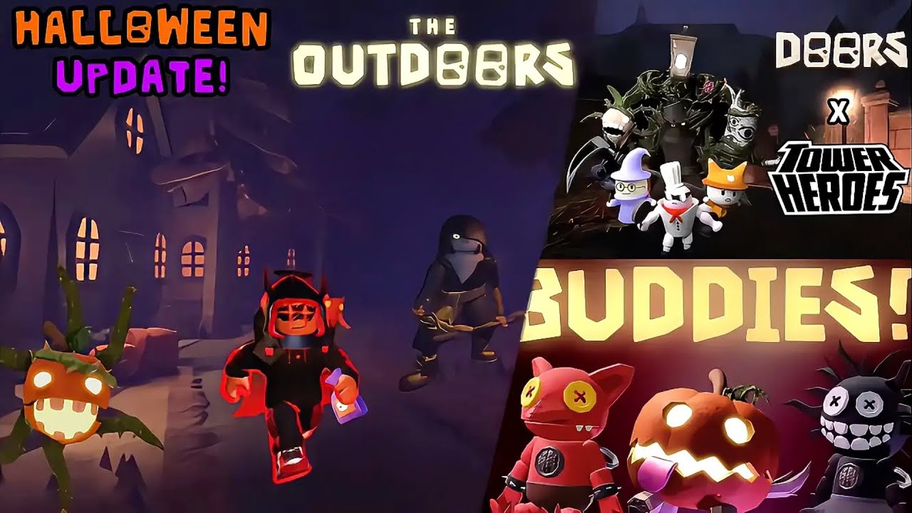 The Halloween Update for DOORS is INCREDIBLE! -Roblox DOORS 🚪 🎃🍃