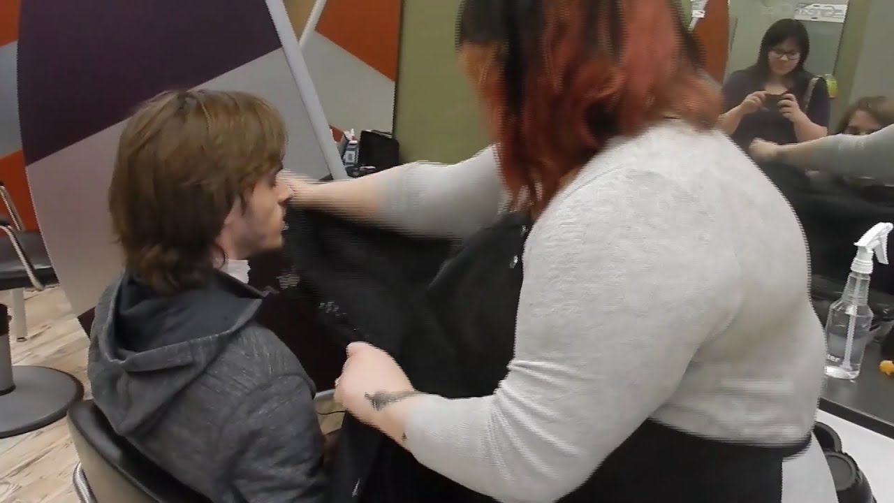 Me Getting A Haircut video 5