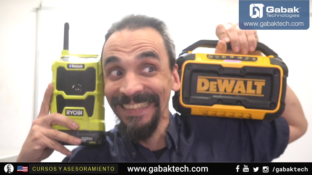super Parlante Bluetooth RYOBI y comparación con otros - GabakTech