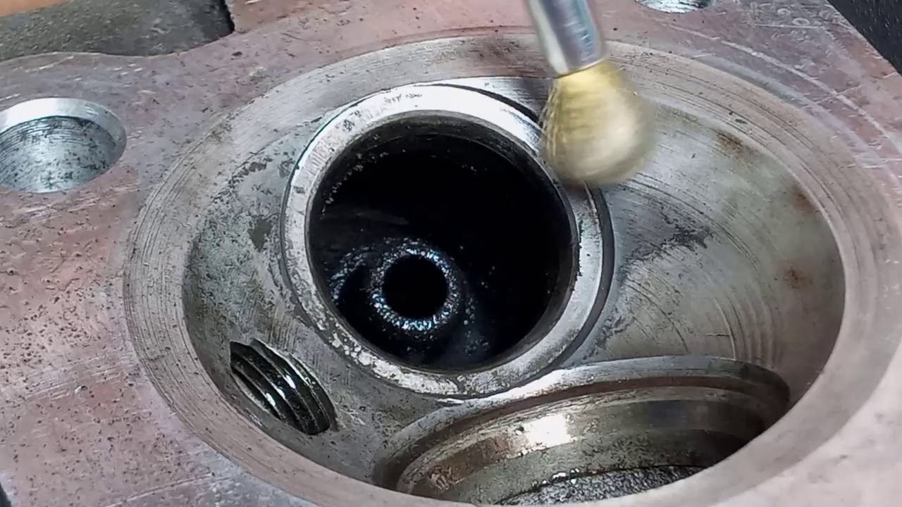 How to reseat leaking valves on a GY6 moped cylinder head